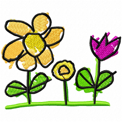 Kids And Toys Embroidery Design 1